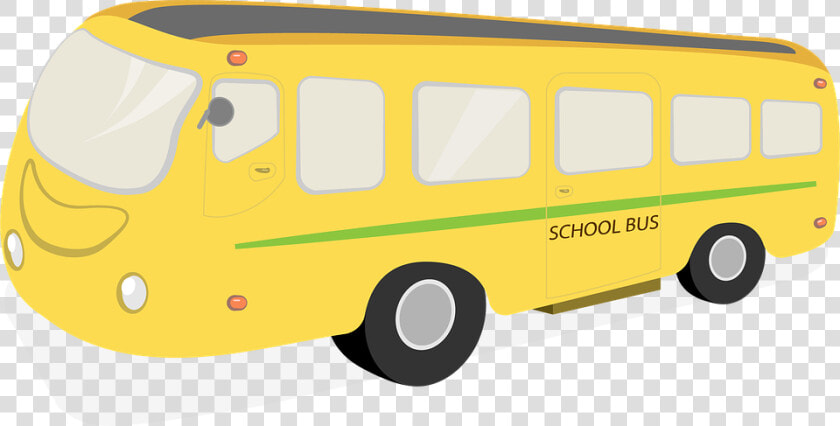 Yellow School Bus Cartoon 14    Un Bus Del Colegio Animado  HD Png DownloadTransparent PNG