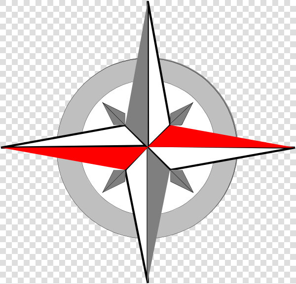 Red Grey Compass Final Svg Clip Arts   Descargar Rosa De Los Vientos  HD Png DownloadTransparent PNG