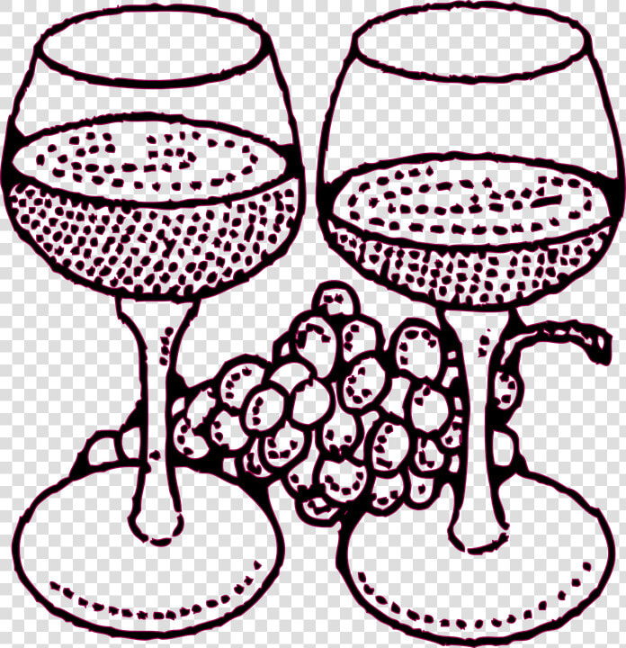 Wine Glass Clip Art   Dibujos Para Pintar De La Vid  HD Png DownloadTransparent PNG