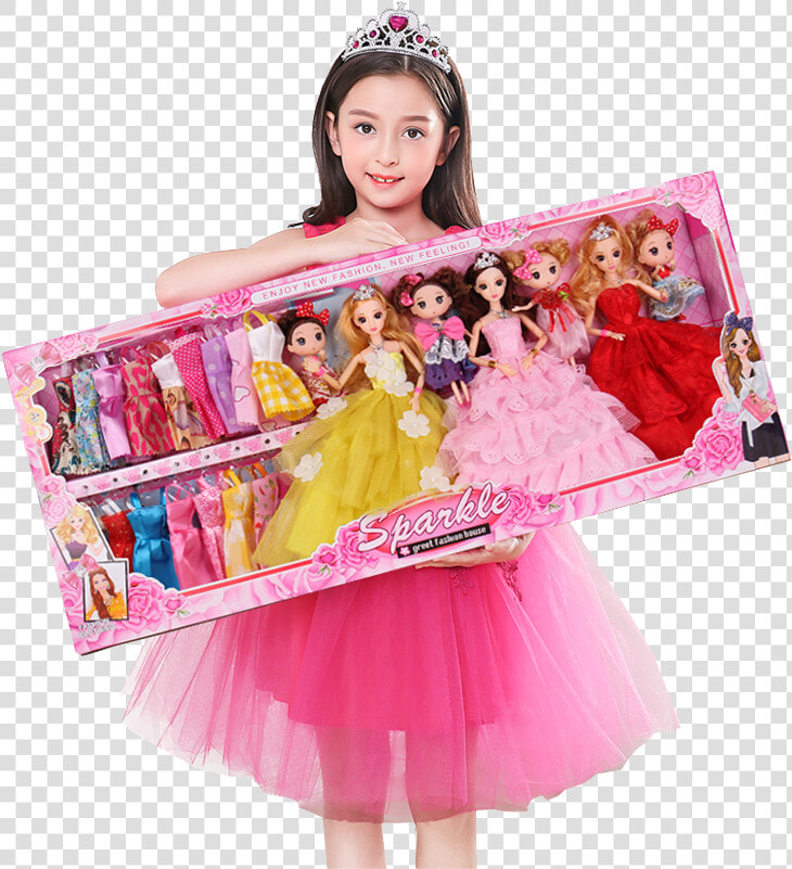 Real Eye S2 Girlfriends Parents And Children Dress   Big Barbie Set  HD Png DownloadTransparent PNG