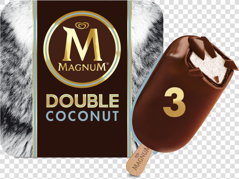 Magnum Ice Cream And Condoms   Png Download   Magnum Double Coconut  Transparent PngTransparent PNG