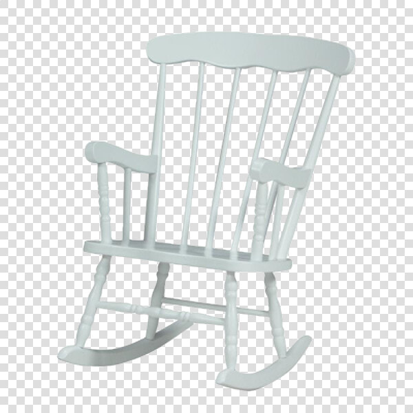 Transparent Rocking Chairs Clipart   White Rocking Chair Transparent  HD Png DownloadTransparent PNG