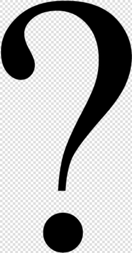 Question Mark Graphic Freeuse Black And White Clipart   Black Question Mark Png  Transparent PngTransparent PNG