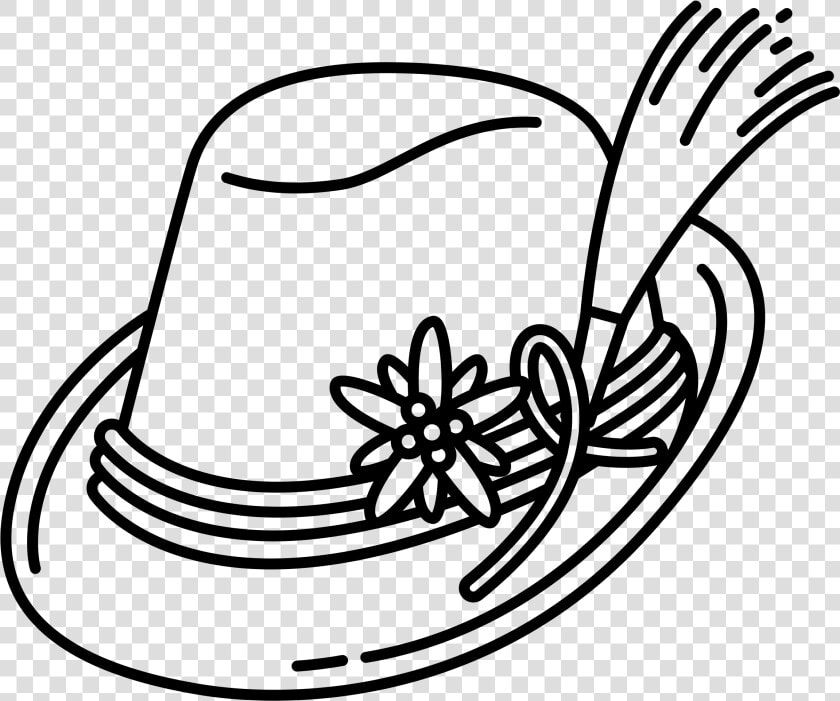 Cliparts For Free Download Fedora Clipart Drawn And   Felt Hat Clipart Black And White  HD Png DownloadTransparent PNG