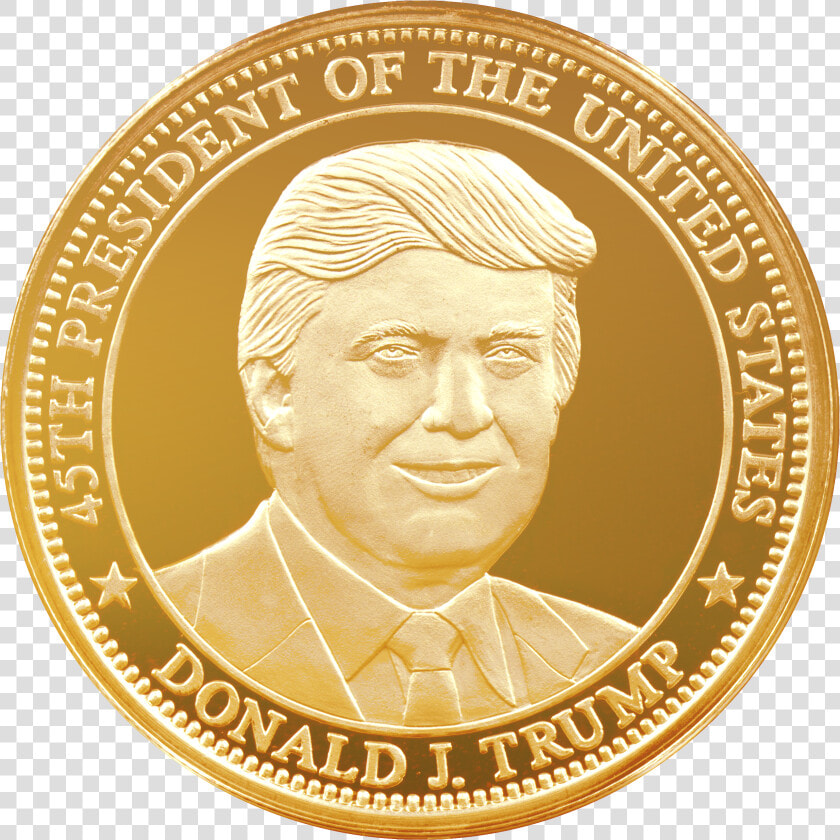 President Gold Freedom   Trump Gold Coin  HD Png DownloadTransparent PNG