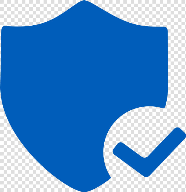 Solid Blue Icon Of A Shield With A Check Mark In The   Check Shield Transparent  HD Png DownloadTransparent PNG