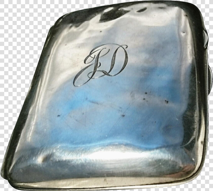 Silver Cigarette Case Art Deco  HD Png DownloadTransparent PNG