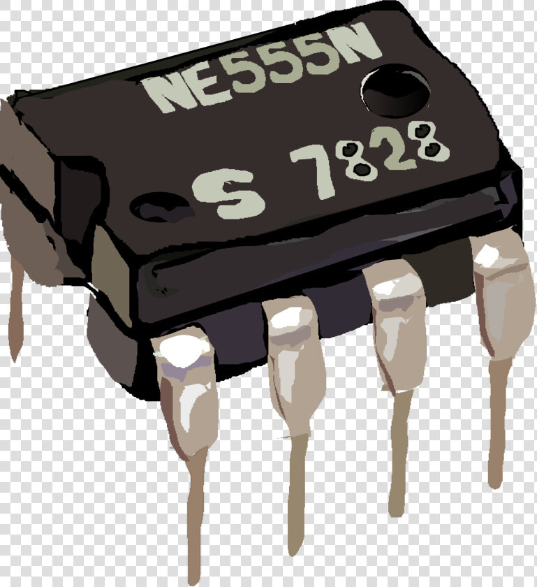 555 Timer Ic Png Clip Arts   Ic 555 Pulse Width Modulation  Transparent PngTransparent PNG