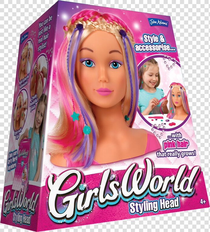 Girls World Styling Head  HD Png DownloadTransparent PNG