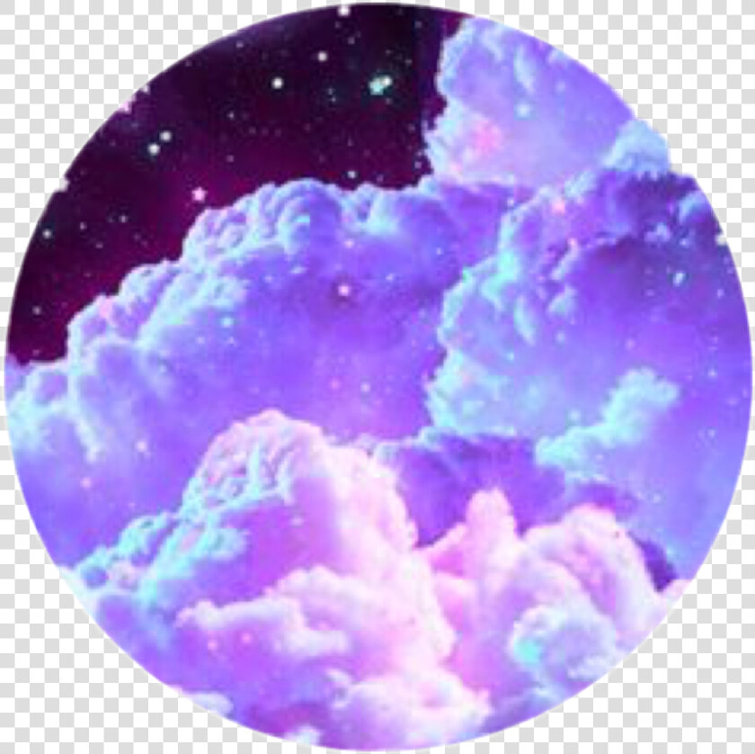  nightcloud  circle  glitter  glitch  sparkle  shine   Pastel Aesthetic Galaxy Background  HD Png DownloadTransparent PNG