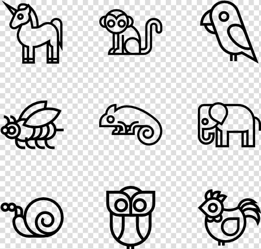 Line Book black And White   Cute Animal Clipart Black And White  HD Png DownloadTransparent PNG