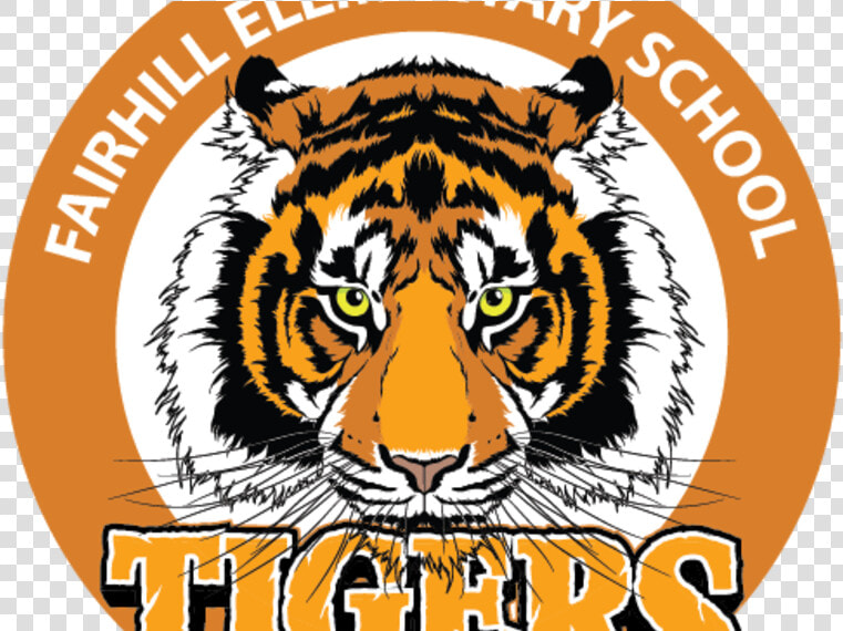 Large Fairhill Elementary Tiger Logo Rev   Fairhill Elementary School Fairfax  HD Png DownloadTransparent PNG