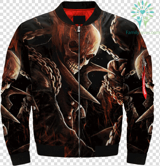 Ghost Rider Over Print Jacket  tag Familyloves   Jacket  HD Png DownloadTransparent PNG