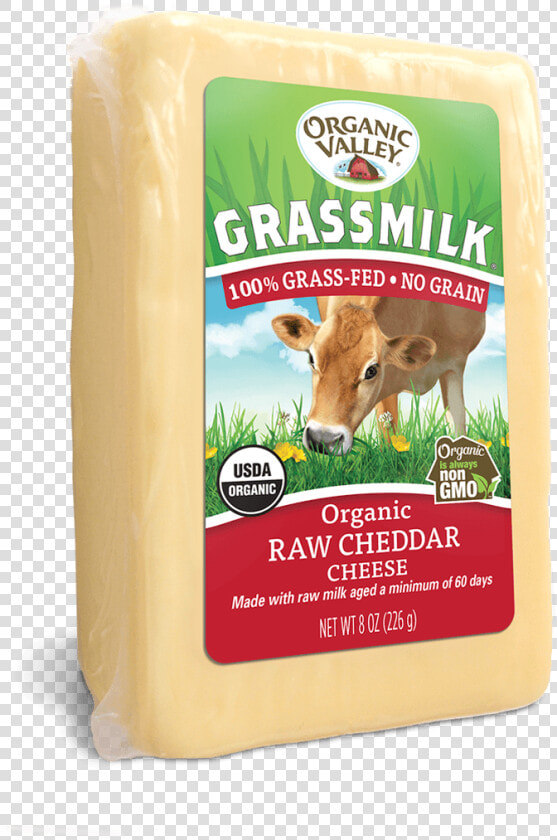 Organic Valley Raw Sharp Cheddar Cheese  HD Png DownloadTransparent PNG