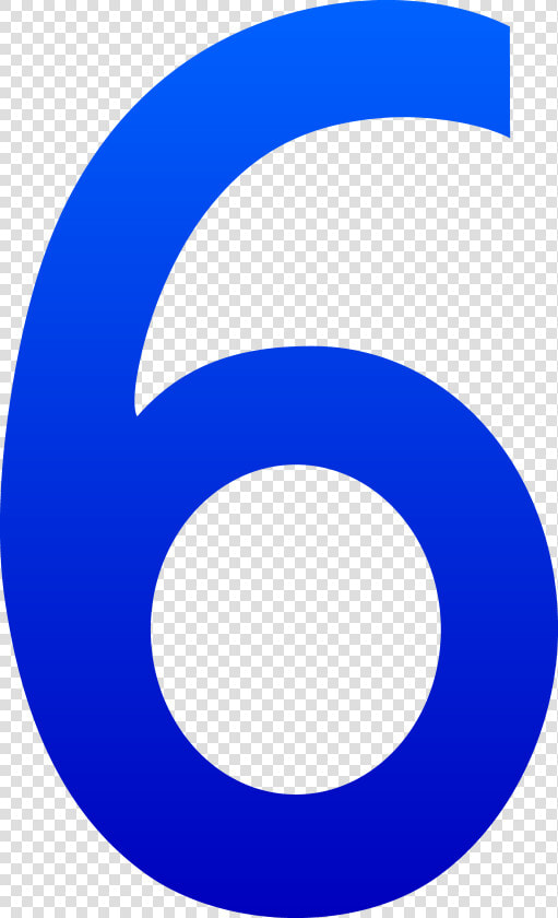 The Number Six   Number 6 Clipart  HD Png DownloadTransparent PNG