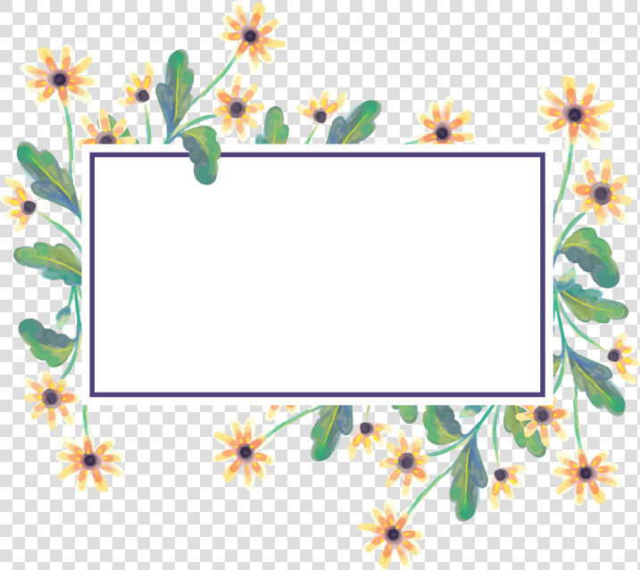 Chrysanthemum Frame Vector Flower Illustration Png   กรอบ ข้อความ Png ดอกไม้  Transparent PngTransparent PNG