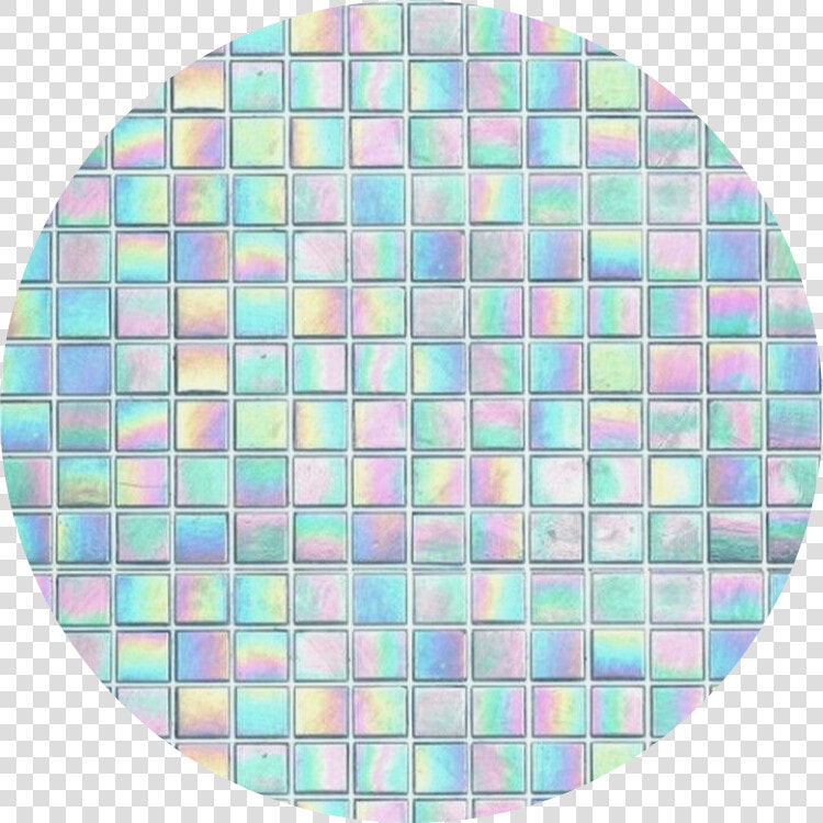  glitch  cute  background  wall  aesthetic  rainbow   Holographic Mosaic Tiles  HD Png DownloadTransparent PNG