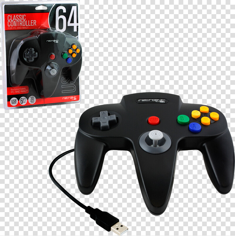 N64 Classic Controller Usb   Control De N64 Para Pc  HD Png DownloadTransparent PNG