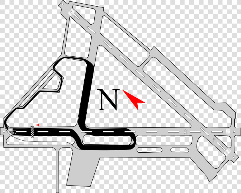 Edmonton City Airport Map With The Racing Road Course   Edmonton Airport Track  HD Png DownloadTransparent PNG