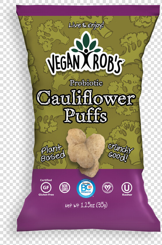 Vegan Rob  39 s Probiotic Cauliflower Puffs  HD Png DownloadTransparent PNG