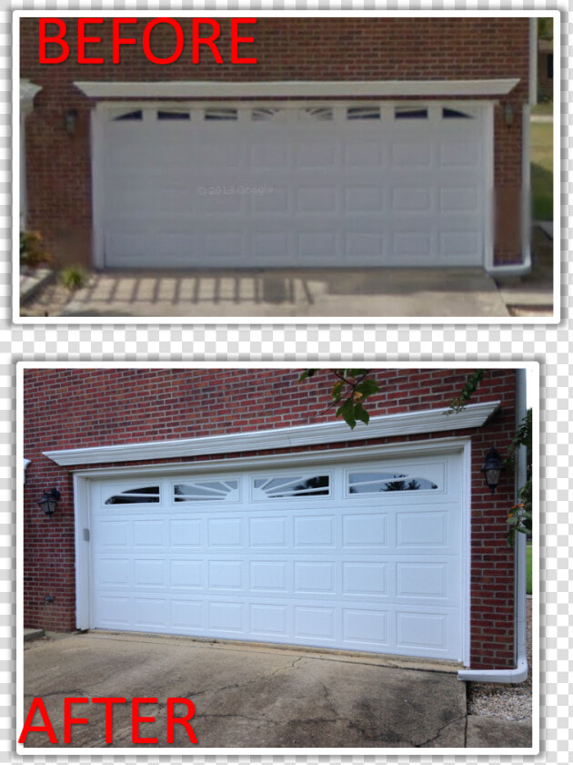 New Garage Doors Before And After  HD Png DownloadTransparent PNG