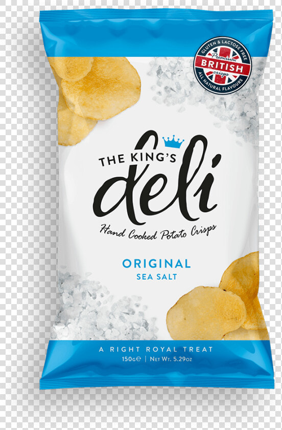 Sea Salt   King  39 s Deli Crisps  HD Png DownloadTransparent PNG