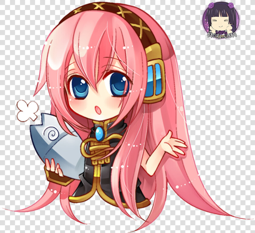 Chibi Megurine Luka Vocaloid  HD Png DownloadTransparent PNG