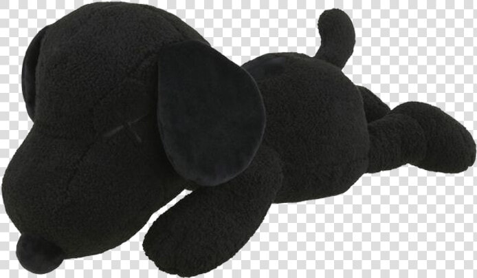 Uniqlo Kaws X Peanuts Black Snoopy Plush Toy   Kaws X Peanuts Toy  HD Png DownloadTransparent PNG