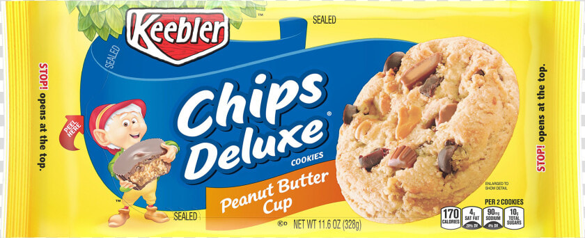 Keebler Chips Deluxe Peanut Butter Cups Cookies  HD Png DownloadTransparent PNG