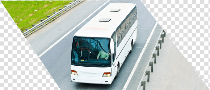 Travelling Bus On Road   Utazás Busszal  HD Png DownloadTransparent PNG