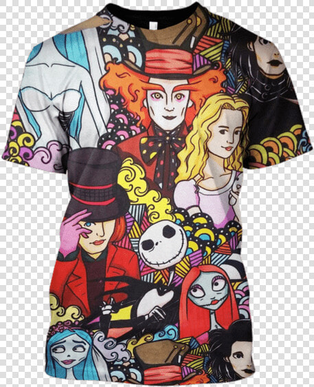 Gearhuman 3d Cartoon Character Hoodies   Tim Burton Wallpaper Iphone  HD Png DownloadTransparent PNG