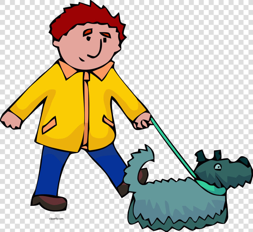 Transparent Man Walking Clipart   Guy Walking Dog Clipart  HD Png DownloadTransparent PNG