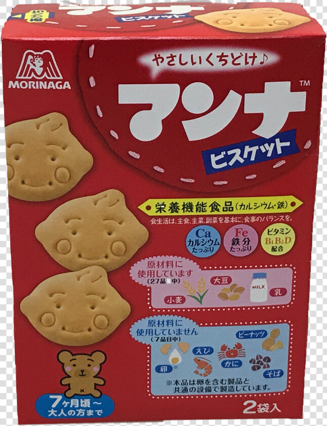 Manna Baby Biscuit 85g Title Manna Baby Biscuit 85g   Japan Morinaga Manna Biscuit  HD Png DownloadTransparent PNG