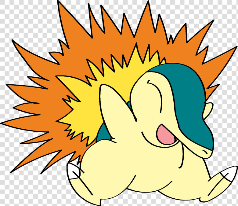 Cindy Into Cyndaquil   Cartoon  HD Png DownloadTransparent PNG