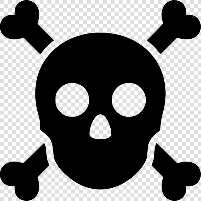 Skull Crossbones Anatomy Warning Poison Svg Png Icon   Transparent Background Poison Icon Png  Png DownloadTransparent PNG