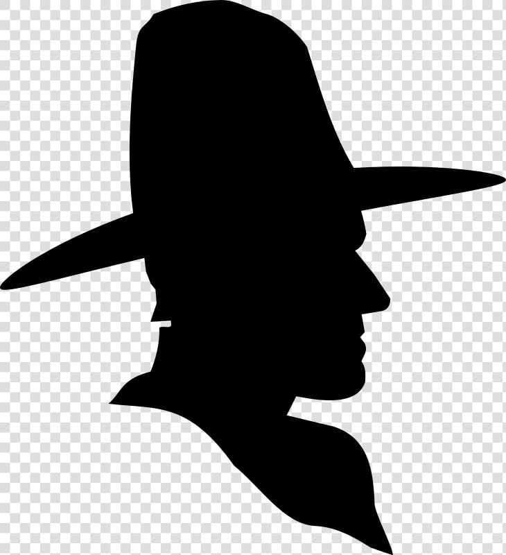 Cowboy Silhouette Clip Art   Cowboy Silhouette Profile  HD Png DownloadTransparent PNG