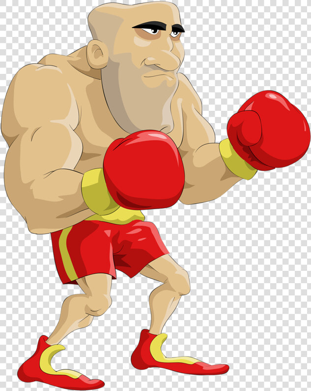 Картинка Боксёр   Профессии   Картинки Png   Галерейка   Cartoon Boxer Clipart  Transparent PngTransparent PNG