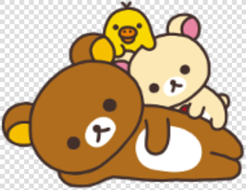  kiiroitori  rilakkuma  korilakkuma  lazy  kawaii  freetoedit   鬆弛 熊  HD Png DownloadTransparent PNG