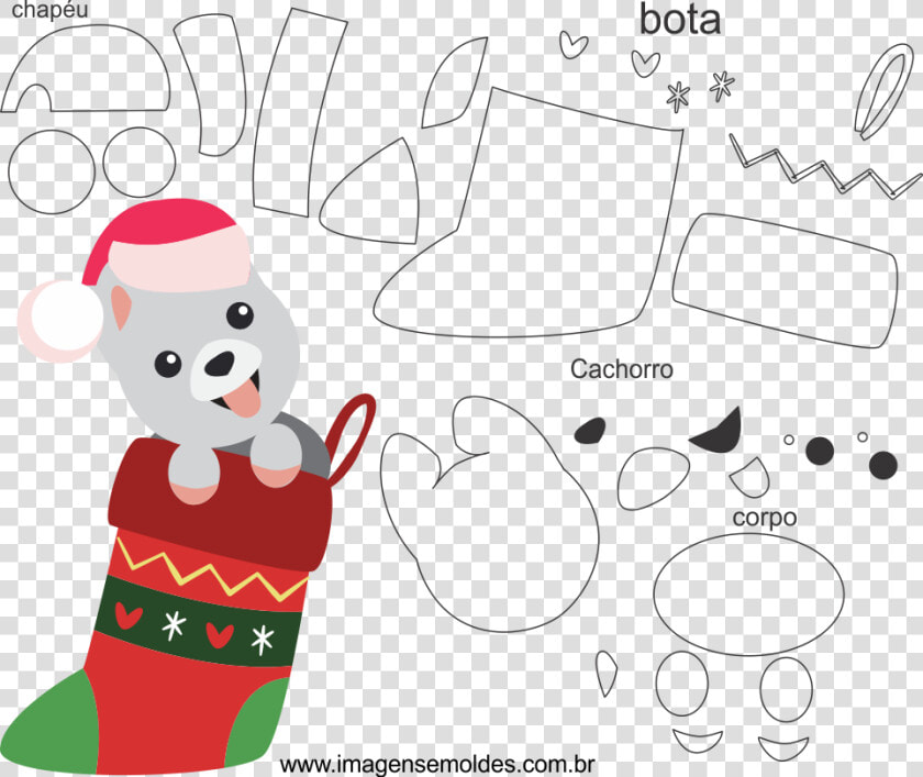 Molde De Natal Em Eva  HD Png DownloadTransparent PNG