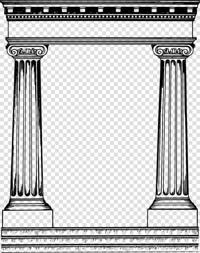 Another Classic Roman Frame Clip Arts   Roman Border Clip Art  HD Png DownloadTransparent PNG