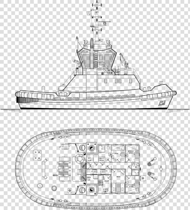 Azt 2400 Ga   Tractor Tug Design  HD Png DownloadTransparent PNG