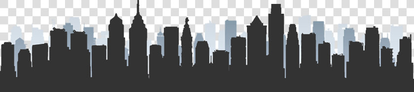 Silhouette Of Philadelphia Skyline   Philadelphia Skyline Silhouette Png  Transparent PngTransparent PNG