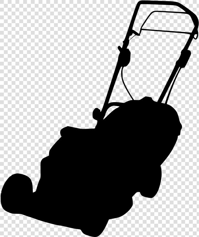 Silhouette Vector Icon Cartoons   Lawn Mower Silhouette  HD Png DownloadTransparent PNG