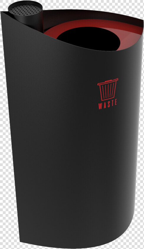 Katyn Pc Urban Outdoor Sheet Metal Trash Bin With Ashtray   Plastic  HD Png DownloadTransparent PNG