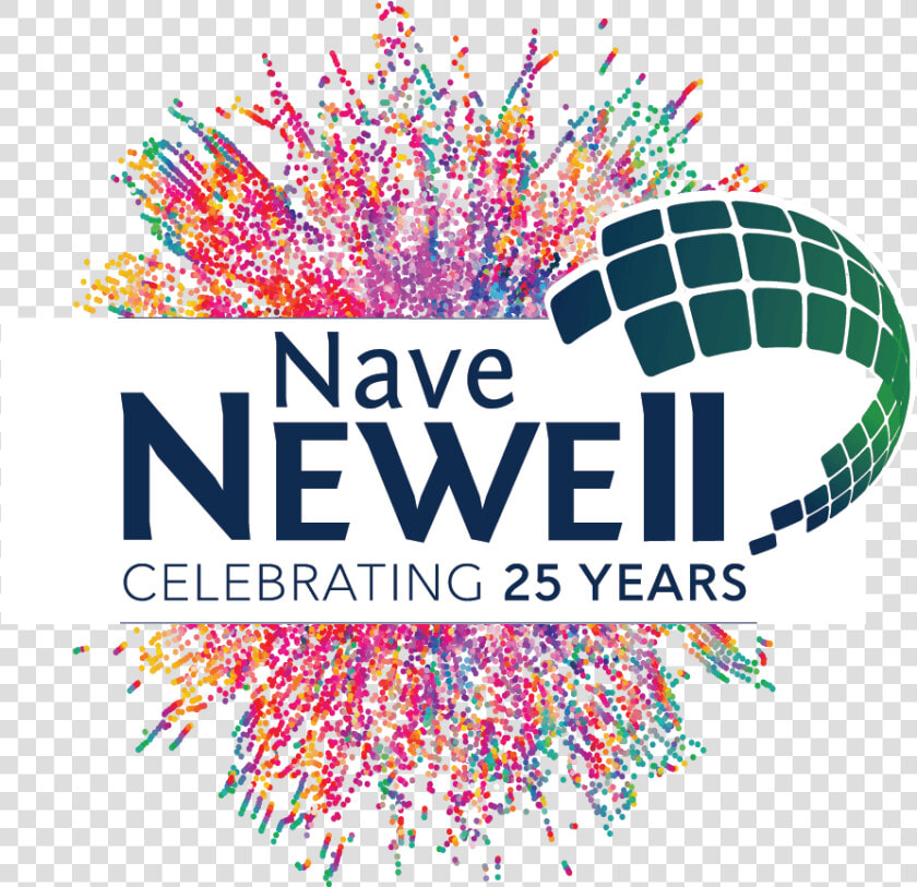 Navenewell 25logo Confetti   Nave Newell  HD Png DownloadTransparent PNG