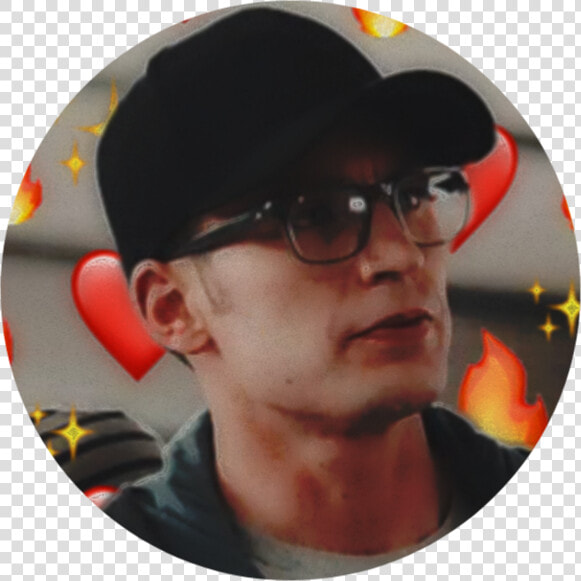  steverogers  steve  rogers  stickers  avengers  pfp   Wall Clock  HD Png DownloadTransparent PNG