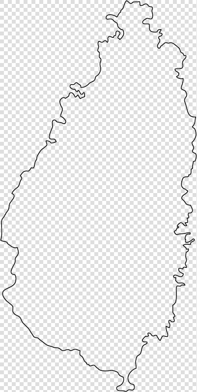 Outline Map Of Saint Lucia  HD Png DownloadTransparent PNG