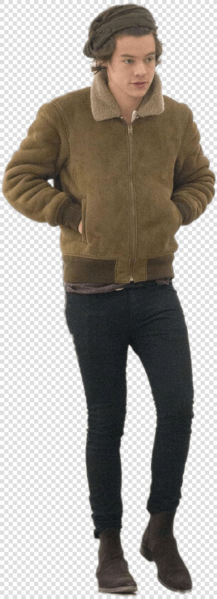 Harry Styles Full Size   Harry Styles Sherpa Jacket  HD Png DownloadTransparent PNG