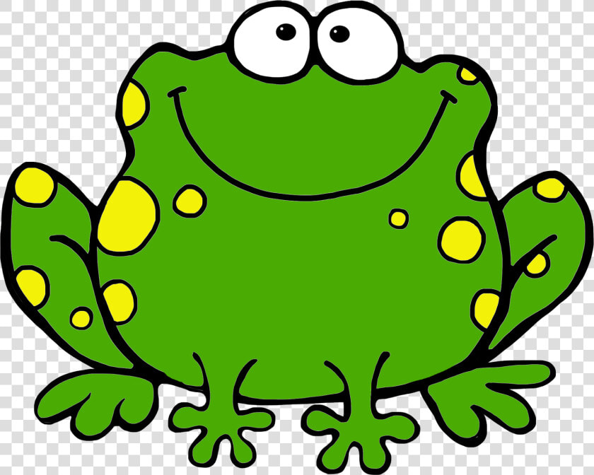 Green Frog Clipart Spotted Frog   Cute Frog Clipart  HD Png DownloadTransparent PNG