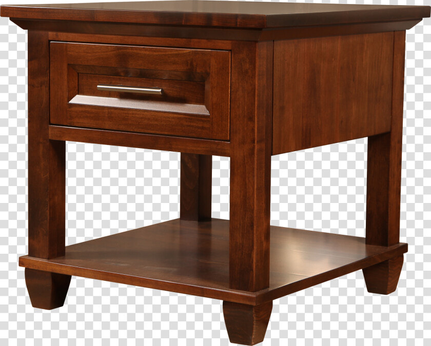 Algonquin End Table In Finished Brown Maple   End Table  HD Png DownloadTransparent PNG